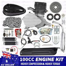 Load image into Gallery viewer, 100CC 2-Stroke Gas Petrol Bike Engine Motor Petrol Motor Engine Conversion Kit