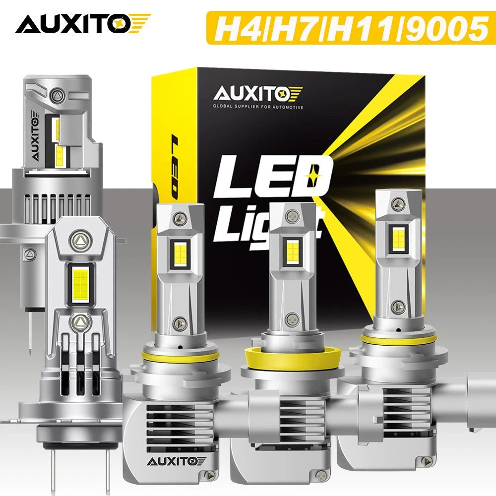 AUXITO H7 LED Headlight Globes Bulbs Kit 6500K White Power High/Low Beam Bright.