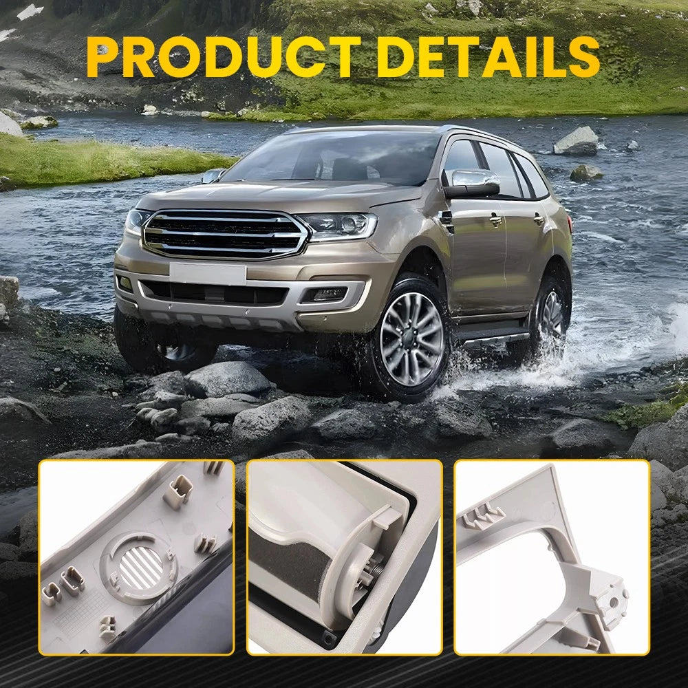 Roof Console Box Sunglass Holder Fit For Ford Ranger Mazda Bt50 2012-2020 gray