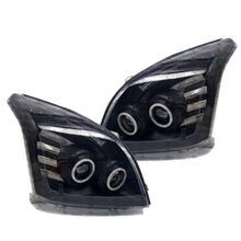 Load image into Gallery viewer, For Toyota Prado 120 Series 02-09 LED Headlights Pair Front Lamp Angel Eye Black