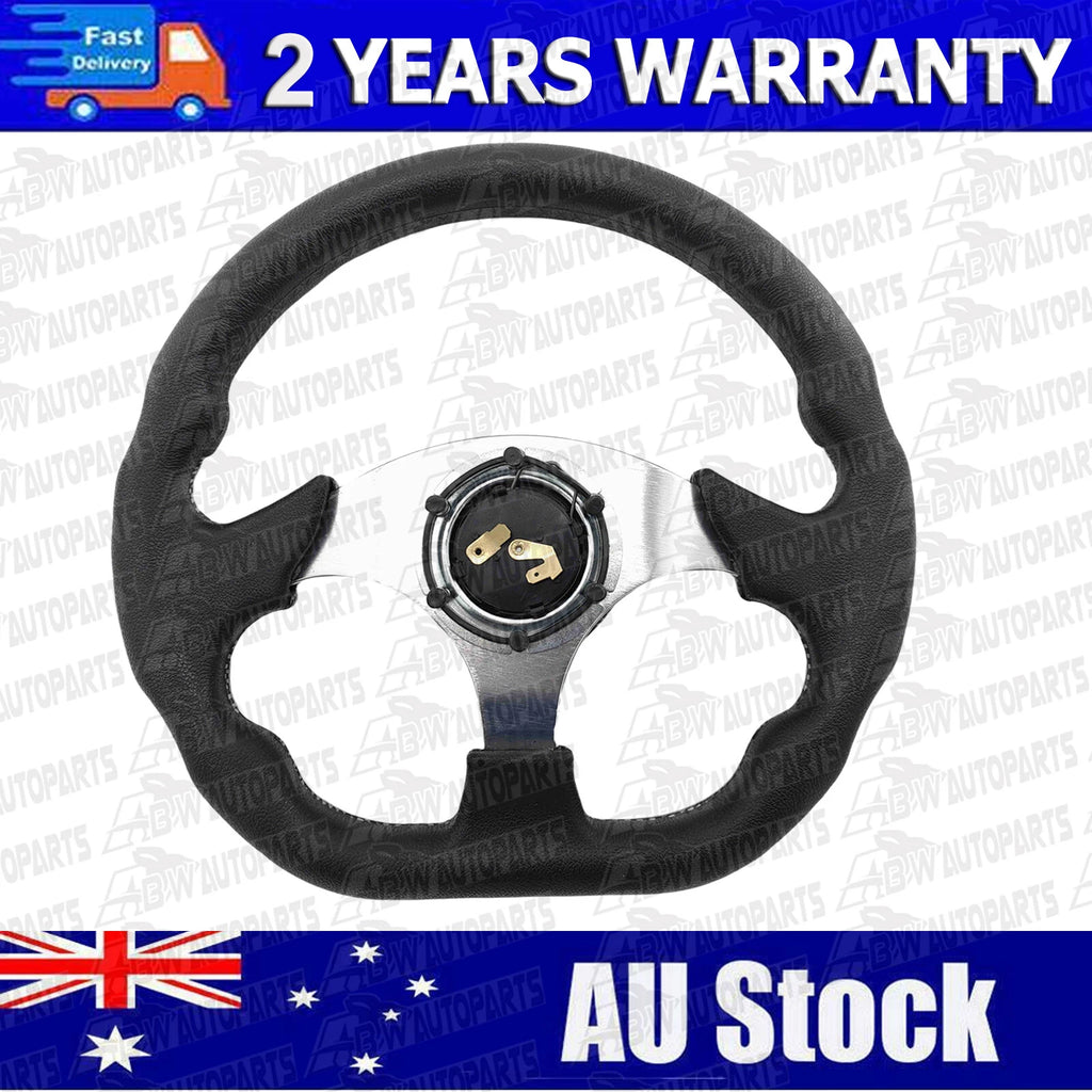 Golf Cart Steering Wheel with Black Adapter For EZGO TXT RXV Valor Marathon
