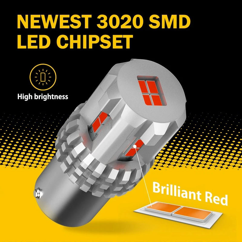 4x 1157 LED Brake & Tail Light Bulbs Red – Stop Light Upgrade