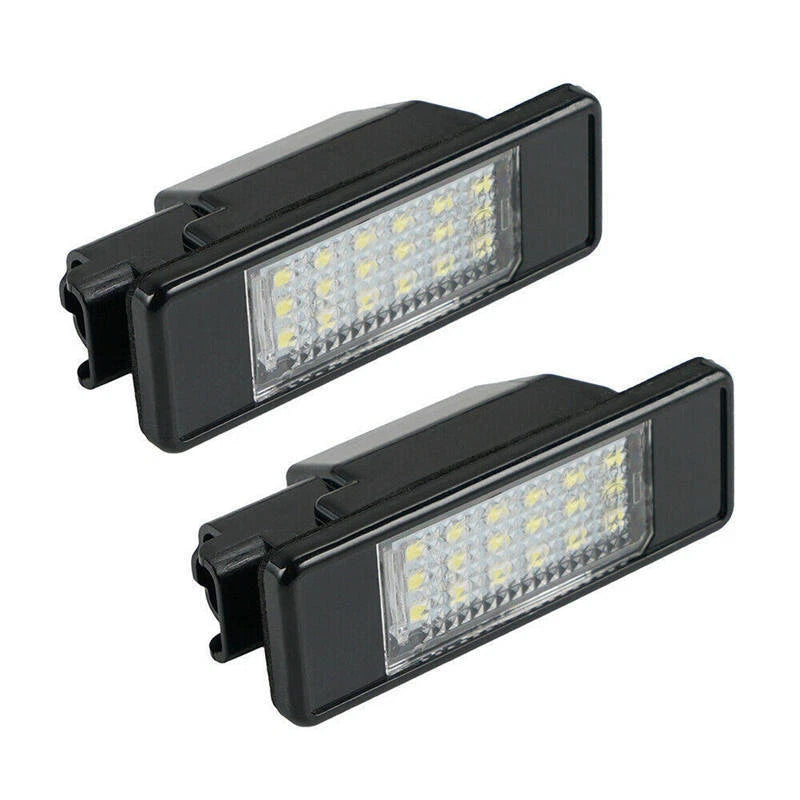 2x LED License Number Plate Light Lamps for Citroen C2 C3 C5 C6 DS3 for Peugeot