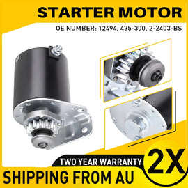 2x Starter Suitable For John Deere D100 D115 L100 L107 LA100 LA105 LA110 LA125