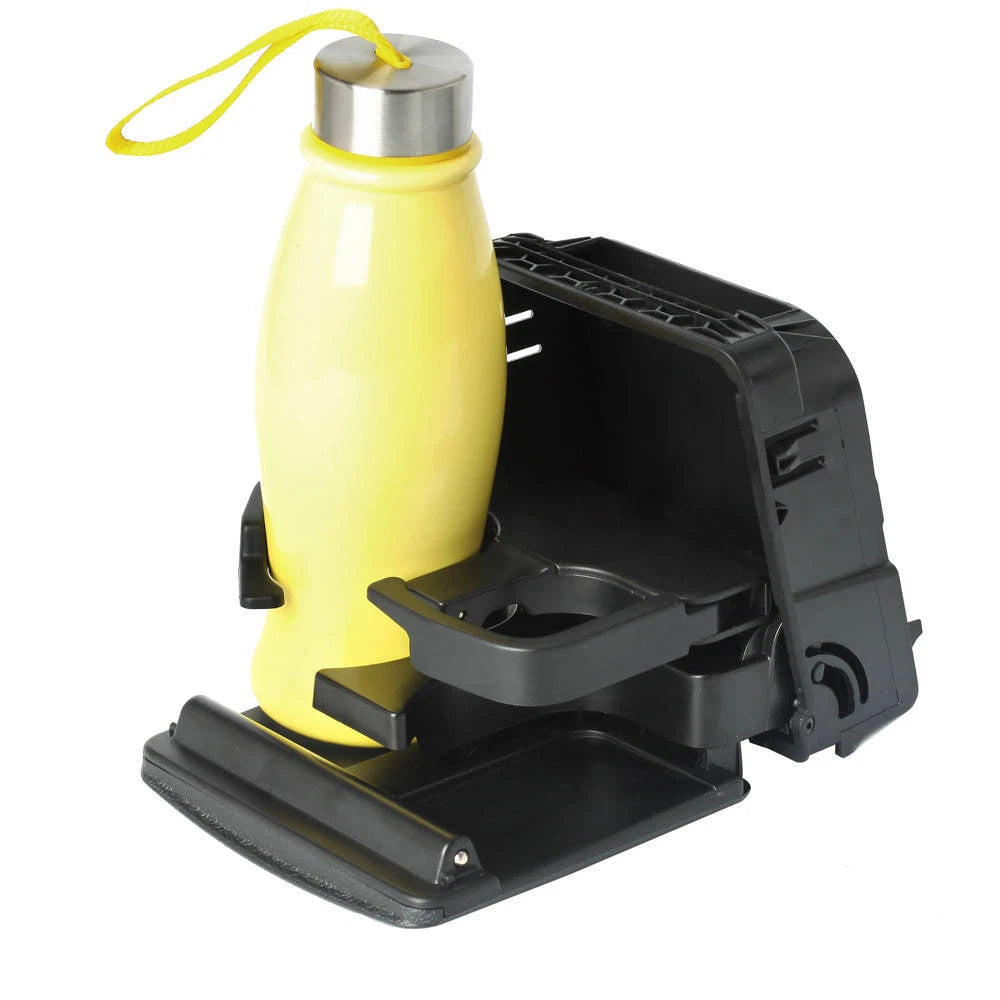 Black Central Armrest Rear Cup Holder For VW For Golf MK5 MK6 For Jetta MK5 ST