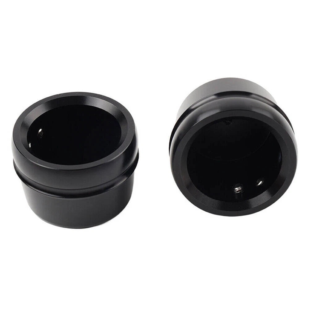 Front Axle Cap Nut Covers Fit For Harley Softail Dyna Touring Street Glide Black