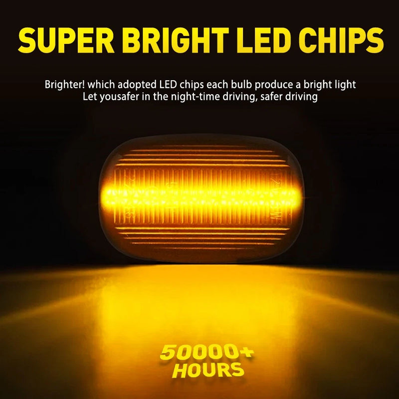 LED Flowing Side Marker Light for Toyota Hilux 2005-2014 / RAV4 1994-2003