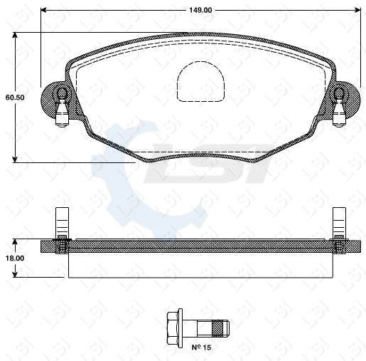 Front European Brake Pads and Disc Rotors set for Jaguar X Type 2.0 2.1 01-08