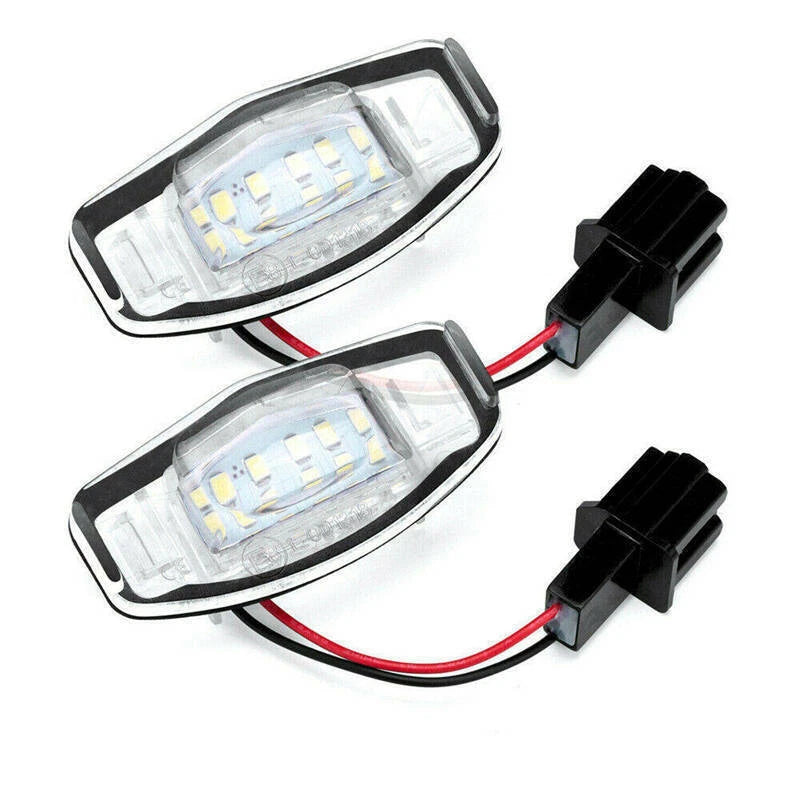 2x LED License Number Plate Light Lamps For Honda for Civic Accord for Odyssey