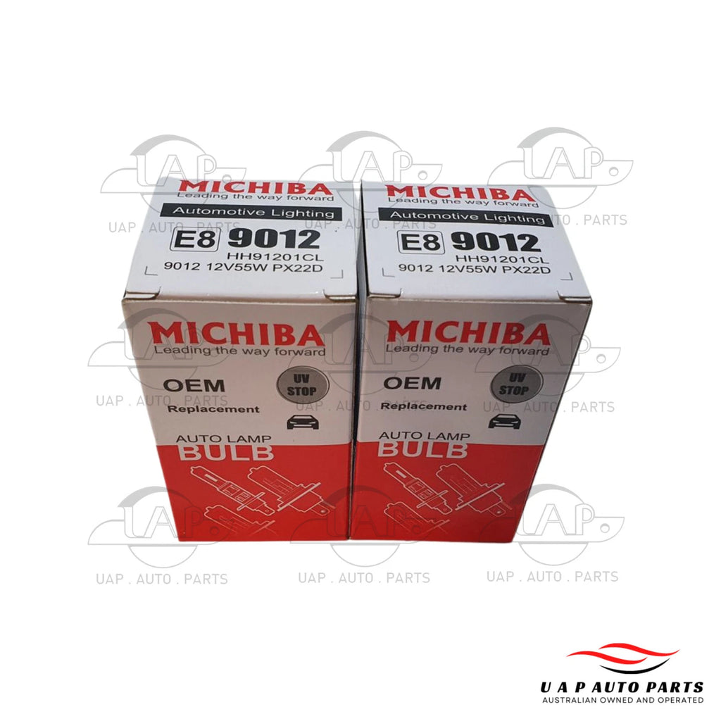 9012 HIR2 Halogen Headlight Light Bulb Car Lamp Globe 12V 55W PX22D x2pc Pack