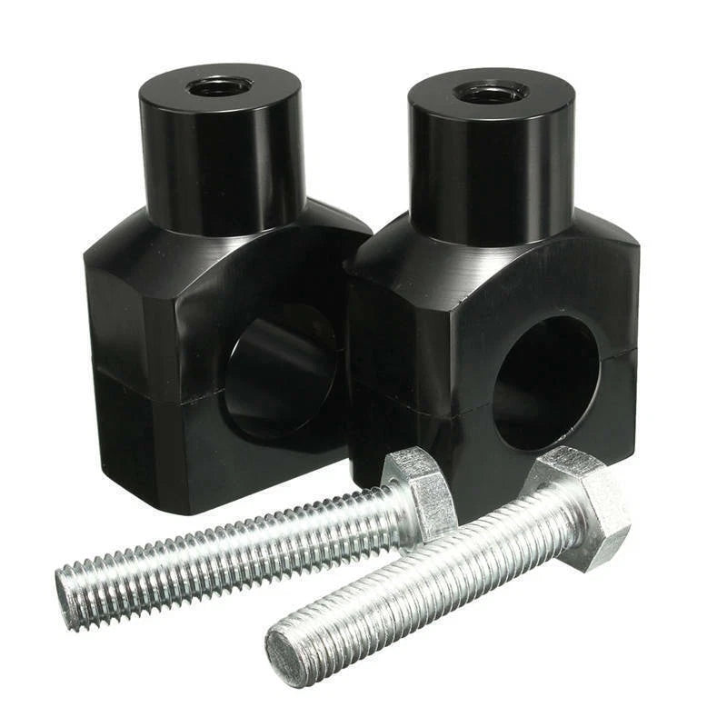 1 Pair 1" 25mm Motorcycle Handlebar Riser Clamp For Harley for Sportster Softail