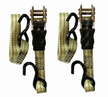 Load image into Gallery viewer, Tie Down Ratchet Straps Medium Duty ONE PAIR 25mm x 3.6m 450kg SWL - AS/NZS4380