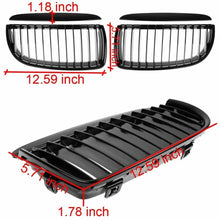 Load image into Gallery viewer, Gloss Black Front Kidney Grills Grilles For BMW E90 320i 323i 325i 335xi 05-08
