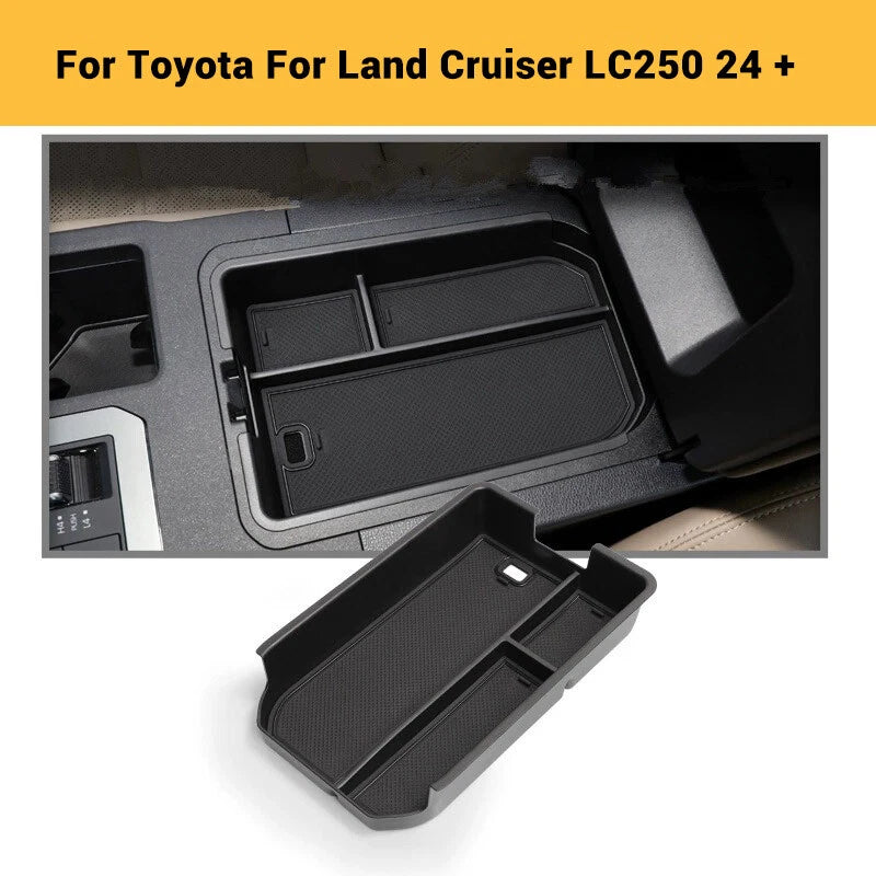 For Toyota for Land Cruiser LC250 2024-2025 Center Console Armrest Storage Box