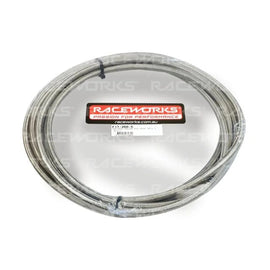 Raceworks Braided Teflon E85 Hose An-6 5 Metres