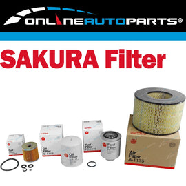 Sakura Air Oil & Fuel Filter Kit for Landcruiser HDJ79 4.2L 6cyl 1HDFTE 01~07