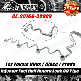 For Toyota Hilux KDN185 Prado KDJ120 1KD Injector Fuel Rail Return Leak Off Pipe