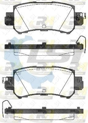 Rear Brake Pad and Disc Rotor set for Mazda CX5 KE KF 13-21 Mechanical Handbrake