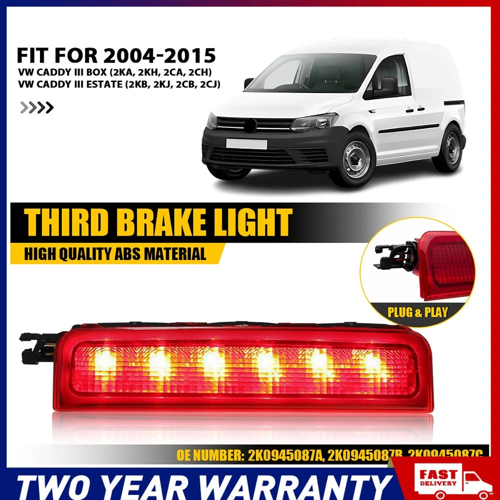 For 04-15 VW Caddy Third Centre Center High Level Rear Brake Light 2K0945087A AU