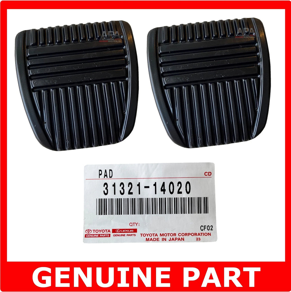 GENUINE Toyota LandCruiser Hilux Prado Rav4 Clutch & Brake Pedal Rubber Pad x2