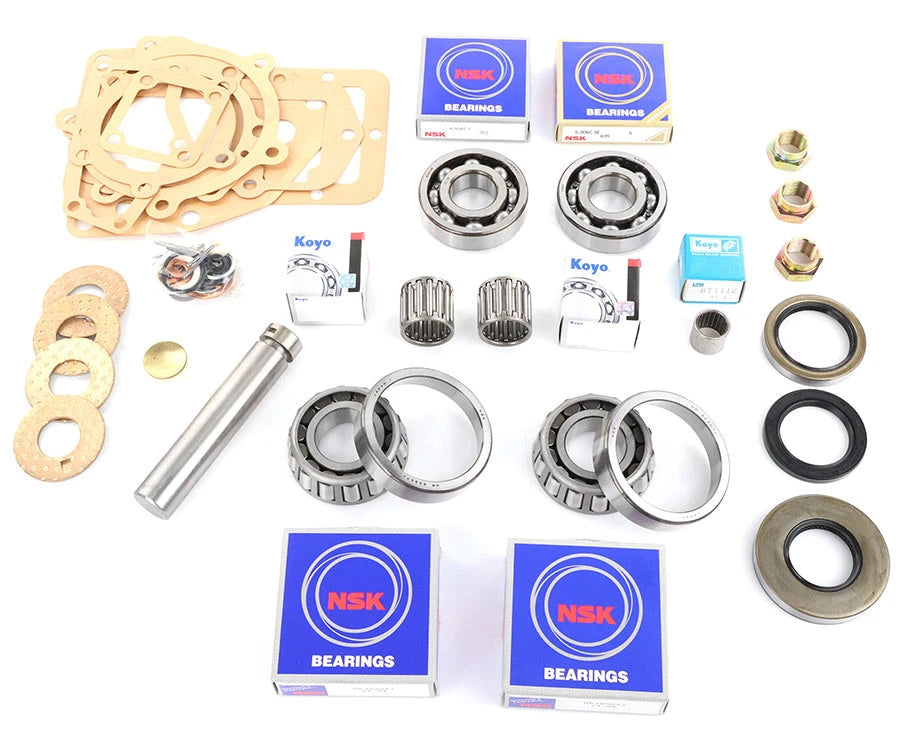 Transfer case rebuild kit with bearings, seals and gaskets for Toyota LandCruiser FJ40 FJ45 3-speed