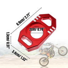 Load image into Gallery viewer, For Surron Sur Ron Ultra Bee CNC Aluminum 2x Axle Block Chain Adjuster Bolts Red