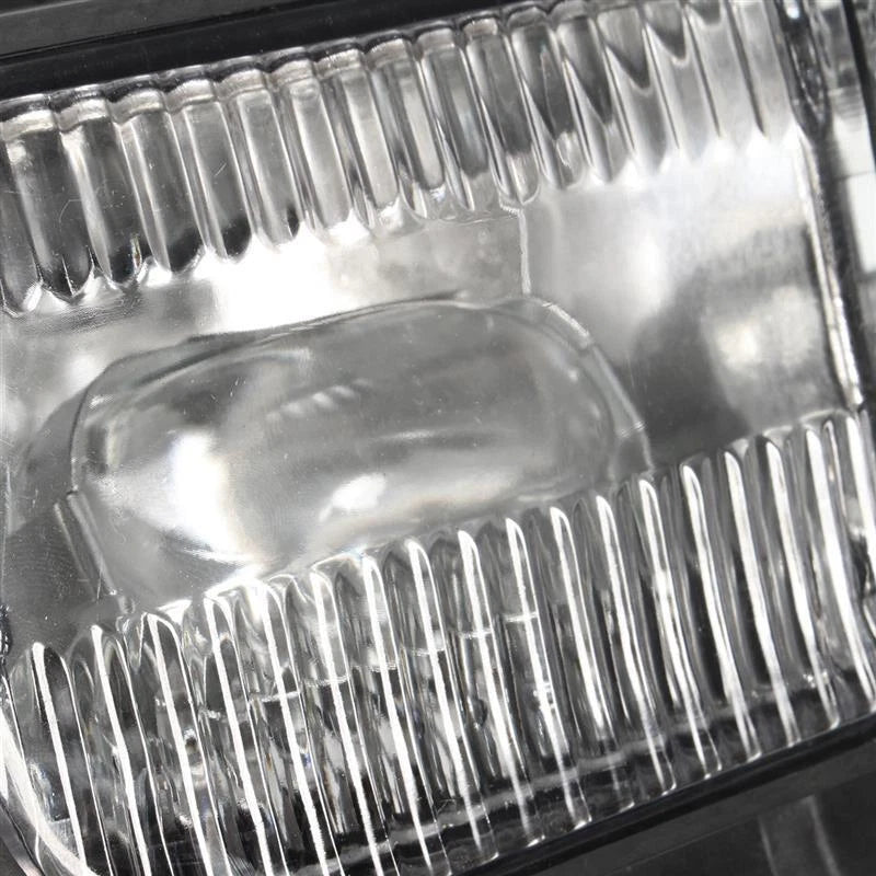 Front Bumper Clear Fog Lights Plastic Lens Kit For BMW E30 3Series Sedan 1985-93