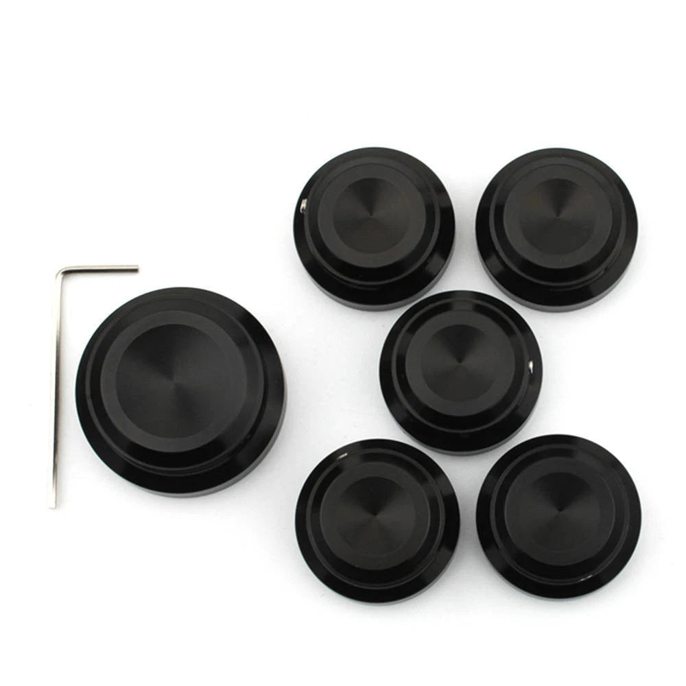Black Nut Decoration Cover Cap Kit For Sportster S 1250 for Nightster 975 2022+