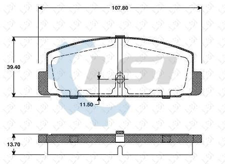 Rear Brake Pads and Disc Rotors Set for MAZDA 6 2.3L GG 2002-07