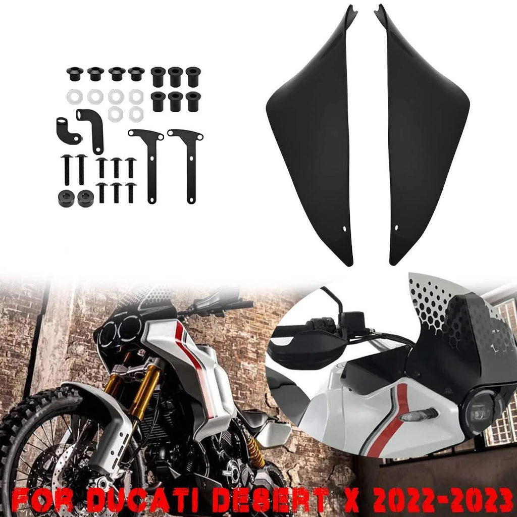 Pair Motorcycle Wind Deflector Side Panels Cover For Ducati Desert X 2022-2023 S