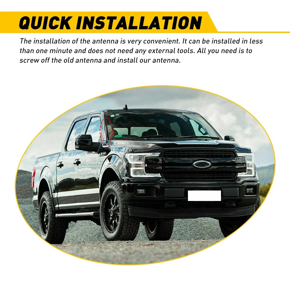 for Jeep Dodge Chrysler 7" inch Short Rubber Antenna Mast Radio AM/FM Aerial