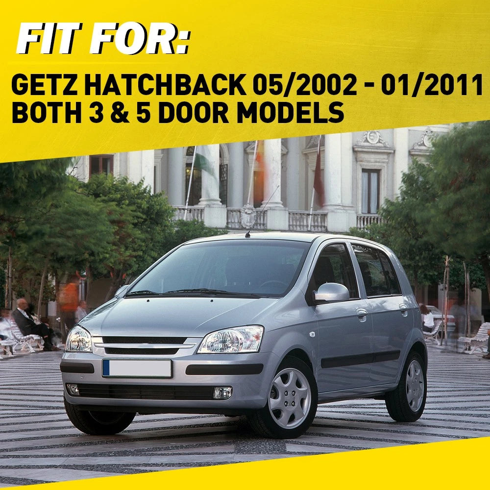 Left Passenger Side Inner Door Handle Black For Hyundai Getz Hatchback 05-2011