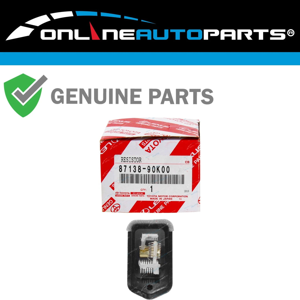 Genuine Toyota Heater Fan Resistor for Landcruiser Bundera LJ70 2.4L 4cyl 2L-T
