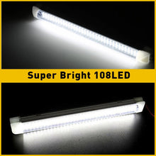 Load image into Gallery viewer, 2x Roof Interior Ceiling Light Dimmable 12V 24V Led Cool RV Natural White 108SMD