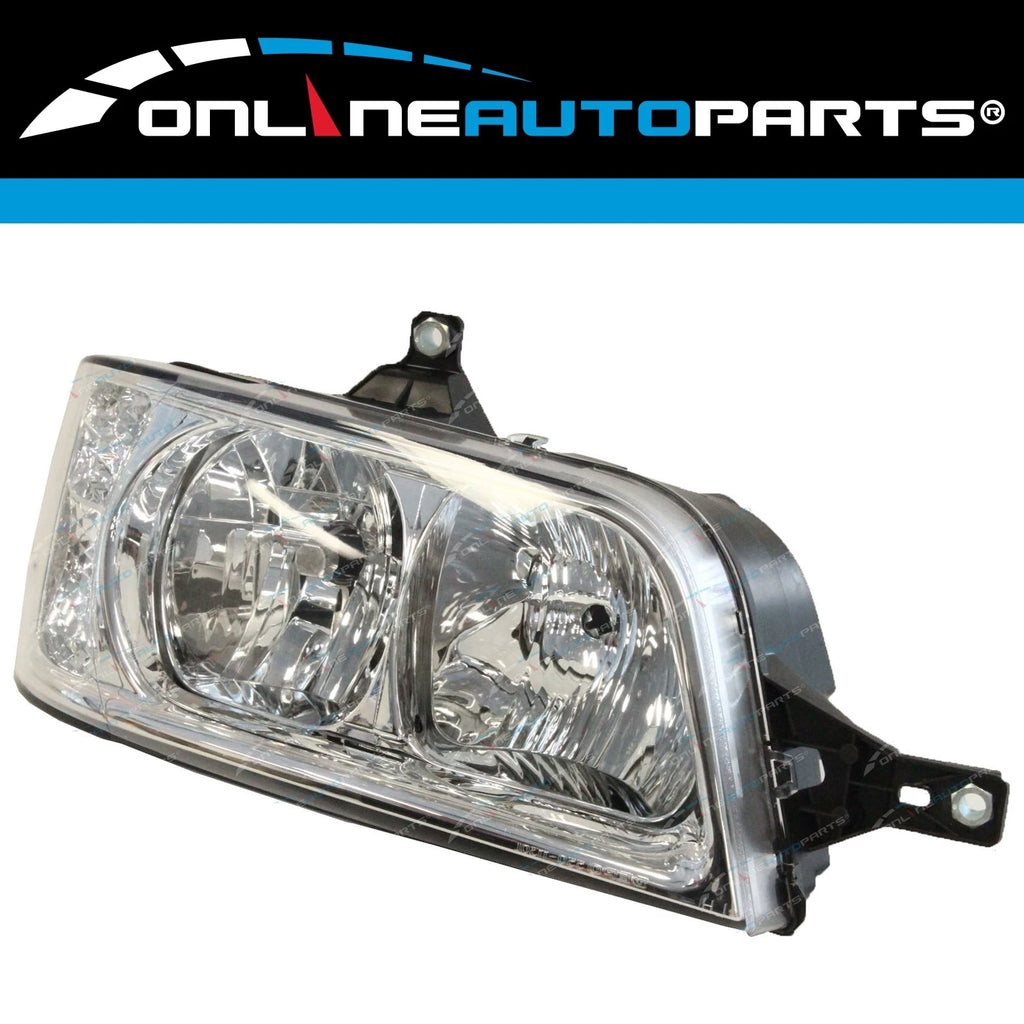 RH Clear/Chrome Halogen HeadLight RH for Fiat Ducato Gen 2 2002~2007 Right RHS