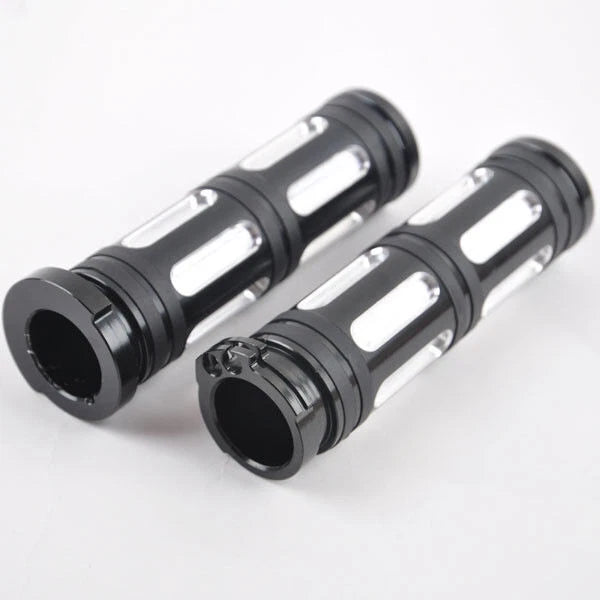 1' 25mm Aluminum Handlebar Grips for Harley Sportster Dyna Softail Touring V-Rod