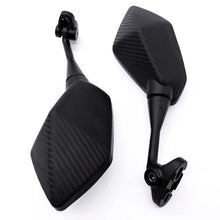 Load image into Gallery viewer, 2x Carbon Black Side Rearview Mirrors For Honda CBR1000RR 2004-07 CBR600RR 03-19
