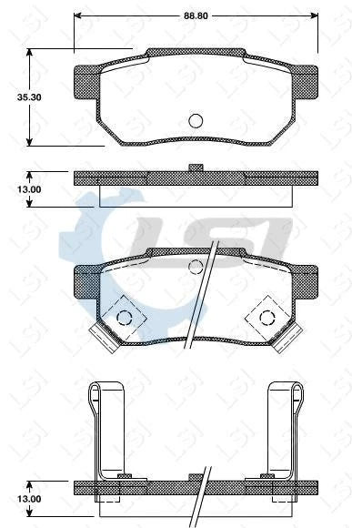 Rear Brake Pads and Rotors Set for Honda CIVIC 1.6L Cxi EG EK Vti 1991-2000