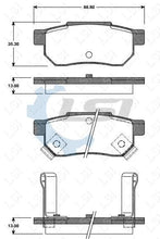Load image into Gallery viewer, Rear Brake Pads and Rotors Set for Honda CIVIC 1.6L Cxi EG EK Vti 1991-2000
