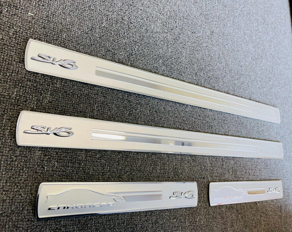 SV6 Enhance Door scuff badge plate for VE VF Holden Commodore