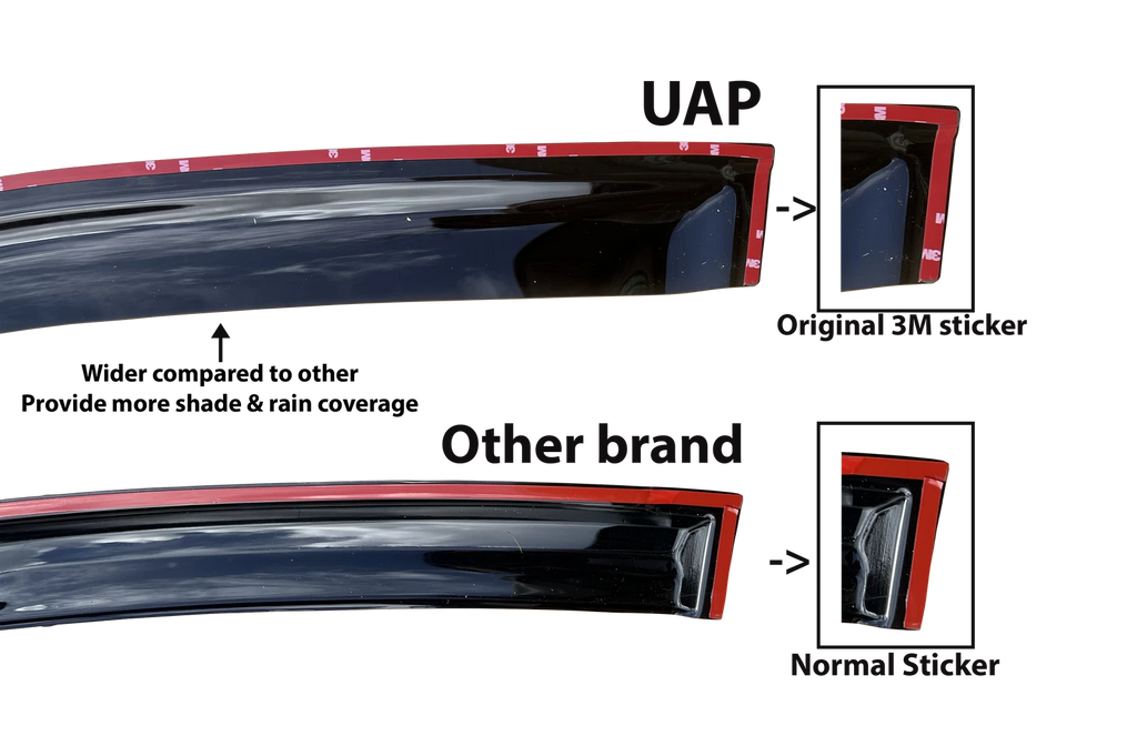 Weather shield Window visor For Isuzu Dmax D-Max 2012 - 2020