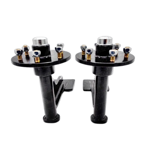 6 x 5.5 Lug Shipping Container Wheels with Hub for Empty Containers