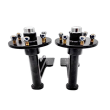 Load image into Gallery viewer, 6 x 5.5 lug shipping container wheels with hub for moving empty containers
