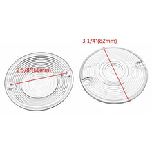 Load image into Gallery viewer, 2 Flat Turn Signal Light Indicator Amber Lens Cover For Harley Touring 1986-2018