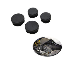 Load image into Gallery viewer, 4PCS Black Motorcycle Frame Caps Hole Cover ABS For Ducati Desert X 2022-2023 ST