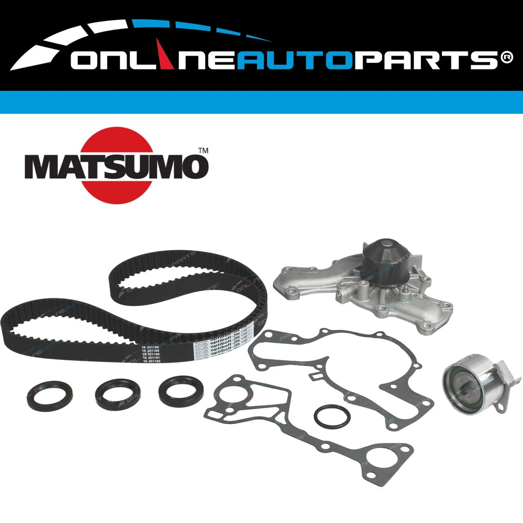 Timing Belt + Water Pump Kit for Triton MH MJ 1990-96 6G72-S2 3.0L V6 Engine