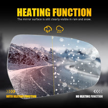 Load image into Gallery viewer, for Audi A5 Quattro S4 2010-17 Mirror Glass Heated w/ Backing Driver Right Side