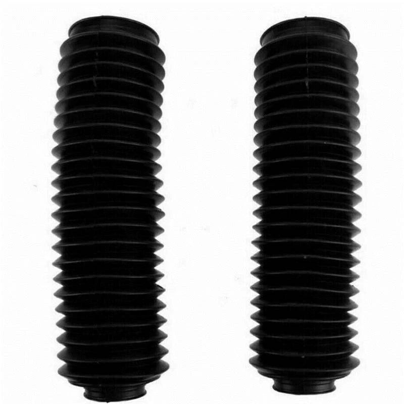 2X Rubber Front Fork Motorcycle Shock Absorber Dust Cover Gaiters Gators Boots S
