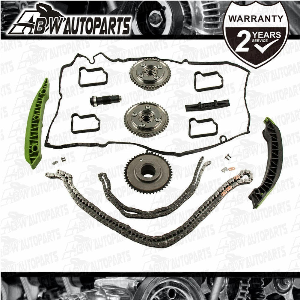 TIMING CHAIN KIT CAM GEARS FOR MERCEDES M271 W204 C180 C200 C250 Turbocharged
