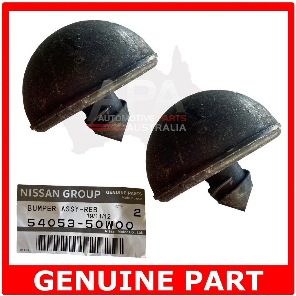 GENUINE Nissan Navara D22 Front Upper Control Arm Rubber Bump Stops Set Of 2